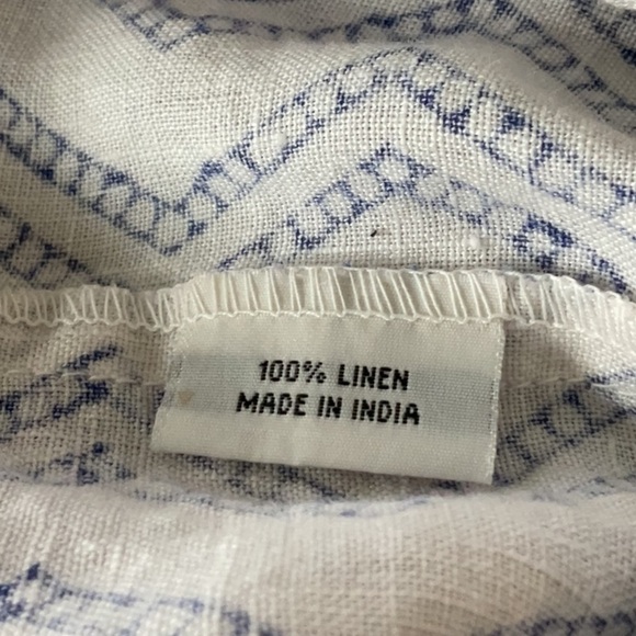 Roberta Roller Rabbit linen tunic Size M - Picture 6 of 6